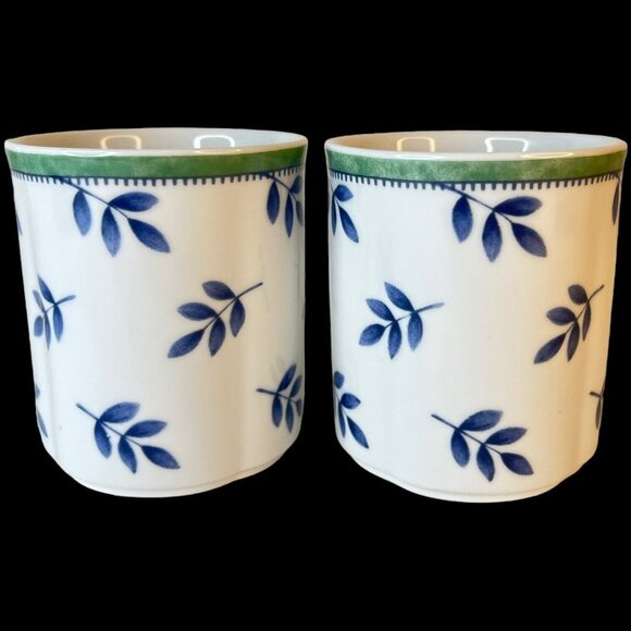4 New Villeroy And Boch Switch 3 Mugs Set Accent For Castell Cordoba Costa Blue - Picture 2 of 10